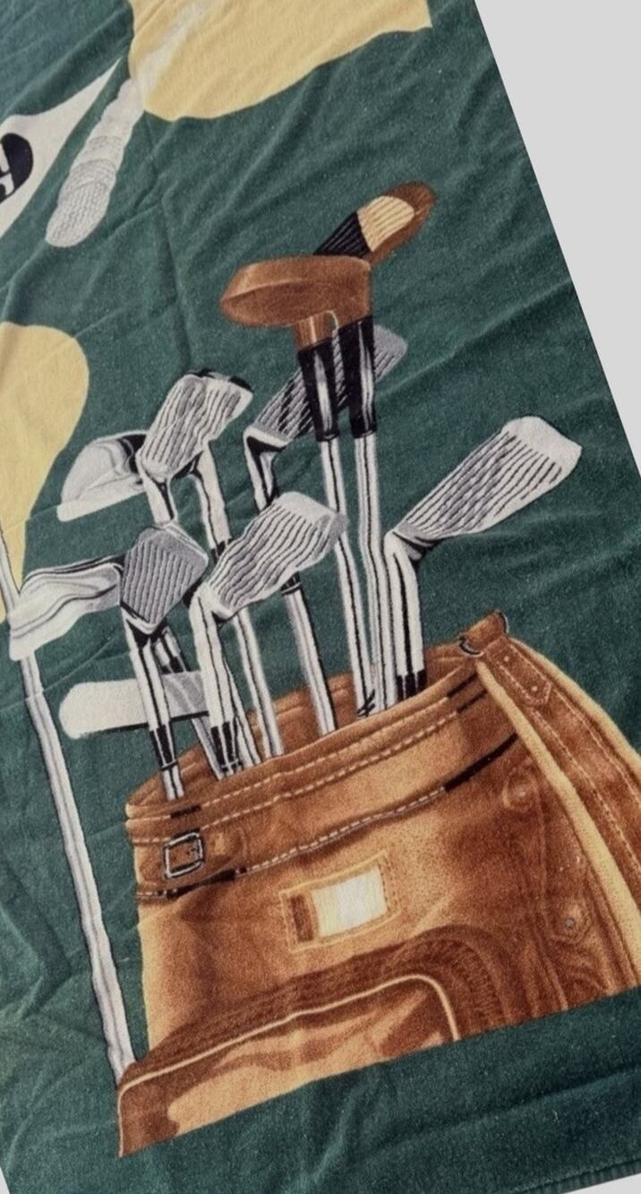 Vintage Golf Towel HILASAL 19th Hole Beach Pool 3689/21